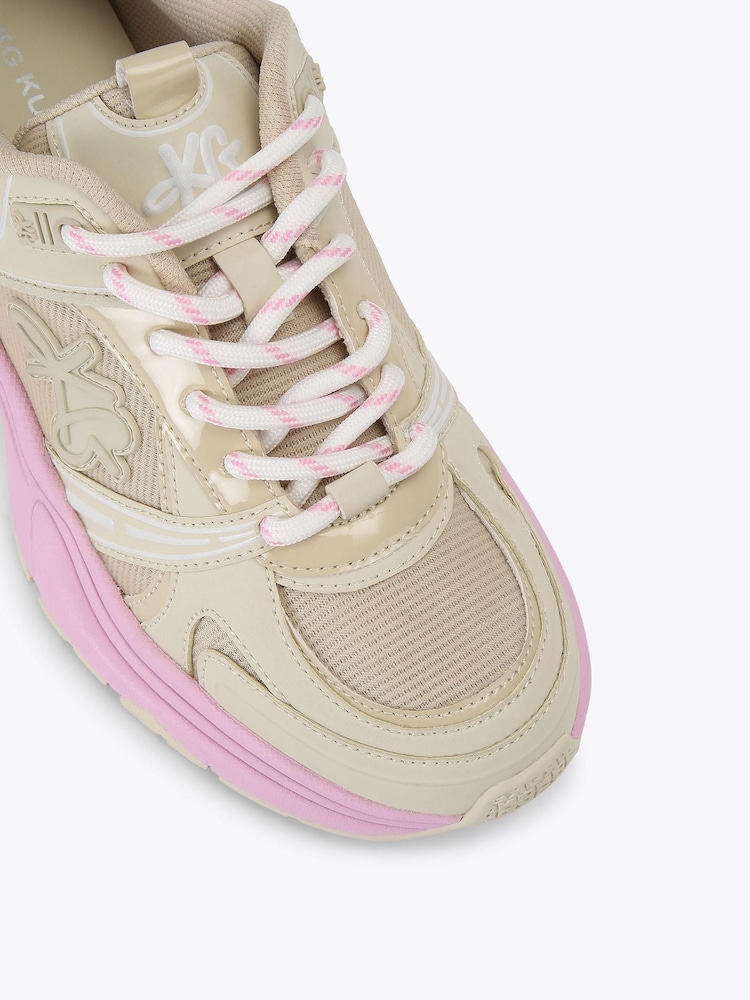 KG Kurt Geiger Brown Lexie Trainers - Image 5 of 5