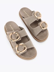 KG Kurt Geiger Brown River Sandals - Image 2 of 4