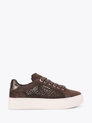 Carvela Brown Caprese Laser Trainers - Image 1 of 4