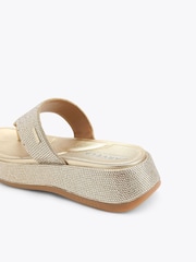 Carvela Gold Dorata Sandals - Image 3 of 4