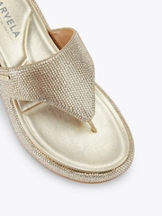 Carvela Gold Dorata Sandals - Image 4 of 4