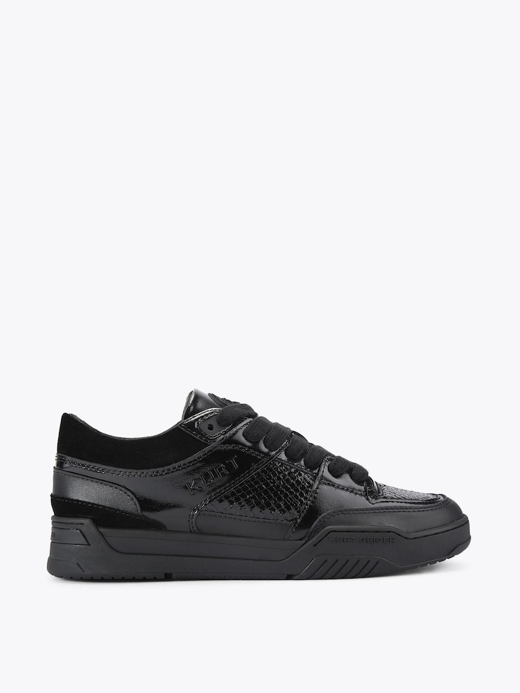 Kurt Geiger London Black Kingsland Trainers - Image 1 of 4 Kurt Geiger London Black Kingsland Trainers - Image 1 of 4