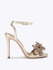 KG Kurt Geiger Gold Saskia Sandals - Image 1 of 4