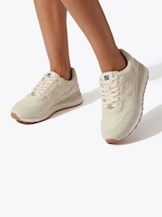 KG Kurt Geiger White Lyric Weave Trainers - Image 1 of 2