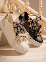 Carvela Black Sorrento Scarf Trainers - Image 2 of 2