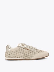 Carvela Gold Tivoli Laser Trainers - Image 1 of 4
