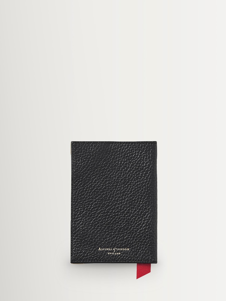Aspinal of London Black Plain Passport Cover Wallet - Image 2 of 3