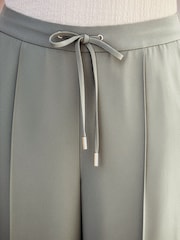 Sosandar Green Side Stripe Tapered Leg Trousers - Image 5 of 5
