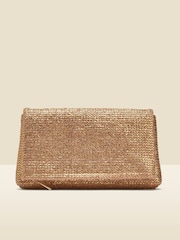Sosandar Metallic Woven Clutch Bag - Image 2 of 5