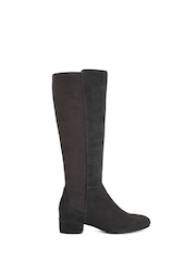 Dune London Grey Standard Fit Tayla Smart Stretch High Leg Boots - Image 1 of 5