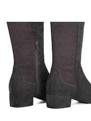 Dune London Grey Standard Fit Tayla Smart Stretch High Leg Boots - Image 5 of 5