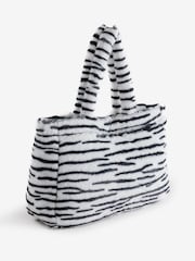 Eleanor Bowmer Zebra Fur Tote Bag - Image 2 of 5