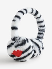 Eleanor Bowmer Zebra Fur Earmuffs - Image 3 of 5