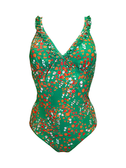 Pour Moi Sicily Frill Tummy Control Swimsuit - 圖片 3/4