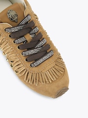 Kurt Geiger London Brown Islington Bow Trainers - Image 5 of 5