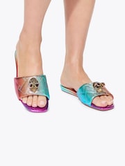 Kurt Geiger London Multi Kensington Flat Sandals - Image 6 of 6