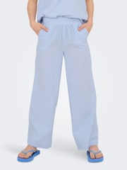 ONLY KIDS Blue Stripe Trousers - Image 1 of 6