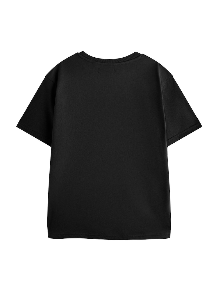 Vanilla Underground Black Stranger Things Demogorgon Short Sleeved T-Shirt - Image 2 of 6