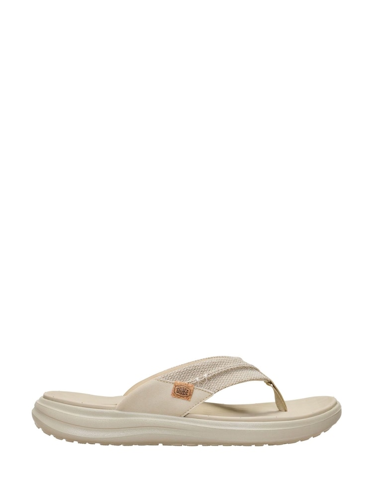 HEYDUDE Brown Finn Flip Braided Sandals - Image 1 of 6