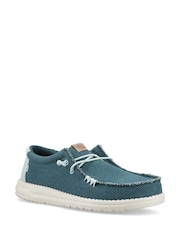 HEYDUDE Green Wally Braided Slip On Shoes - Image 3 of 4