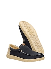 HEYDUDE Black Mikka Braided Slip On Shoes - Image 5 of 6