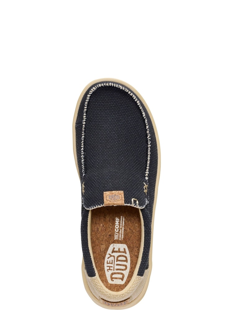 HEYDUDE Black Mikka Braided Slip On Shoes - Image 6 of 6 HEYDUDE Black Mikka Braided Slip On Shoes - Image 6 of 6