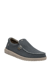 HEYDUDE Blue Mikka Braided Slip On Shoes - Image 2 of 6