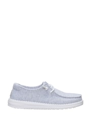 HEYDUDE Grey Wendy Stretch Jersey Slip on Shoes - Image 1 of 5