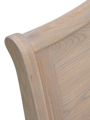 Cotswold Company Smoked Oak Winchcombe Sleigh Bed - Image 4 of 6