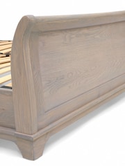 Cotswold Company Smoked Oak Winchcombe Sleigh Bed - Image 6 of 6