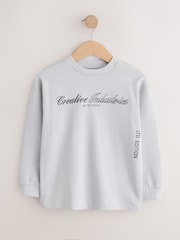 siva - Heavyweight Long Sleeve T-Shirt (3-16yrs) - Slika 1 iz 4
