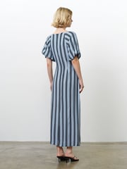 French Connection Printed Lizzie Sqaure Neck Puff Sleeve Dress - 画像 2 / 5