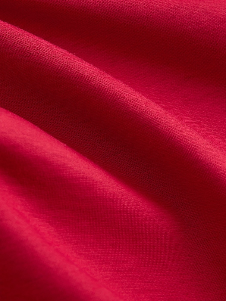 Red Heavyweight Crew Neck T-Shirt - Image 2 of 3