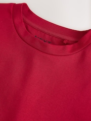 Red Heavyweight Crew Neck T-Shirt - Image 3 of 3