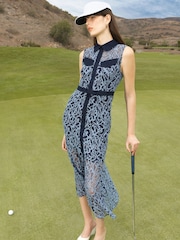 French Connection Skye Lace Godet Shirt Dress - Image 1 of 6