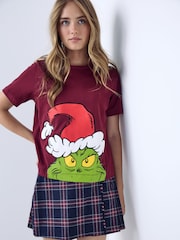 وردي توتي - Grinch Licence Graphic Christmas T-Shirt - صورة 1 من 4