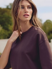 Chocolate Brown N. Premium Short Sleeve Crew Neck T-Shirt - Image 5 of 5