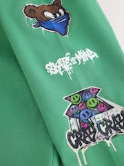 Green Gaming Relaxed Fit Graphic Long Sleeve Cotton T-Shirt (3-16yrs) - Image 5 of 5