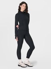 Sweaty Betty Black Black All Day Active Zip Up Sweatshirt - Image 1 of 8