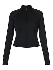 Sweaty Betty Black Black All Day Active Zip Up Sweatshirt - Image 8 of 8