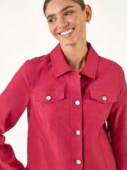 Roman Red Stretch Pocket Detail Jacket - Image 4 of 5