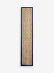 Nina Campbell Natural Diamond Hand Woven Jute Runner - Image 5 of 5