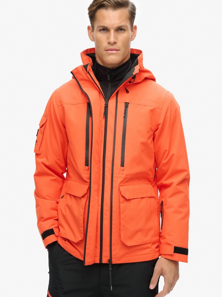 Superdry Orange Ski Ultimate Rescue Jacket - Image 1 of 6