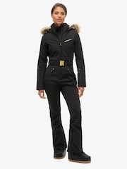 Superdry Black Ski Suit - Image 1 of 6
