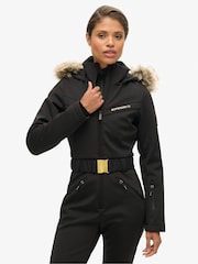 Superdry Black Ski Suit - Image 3 of 6