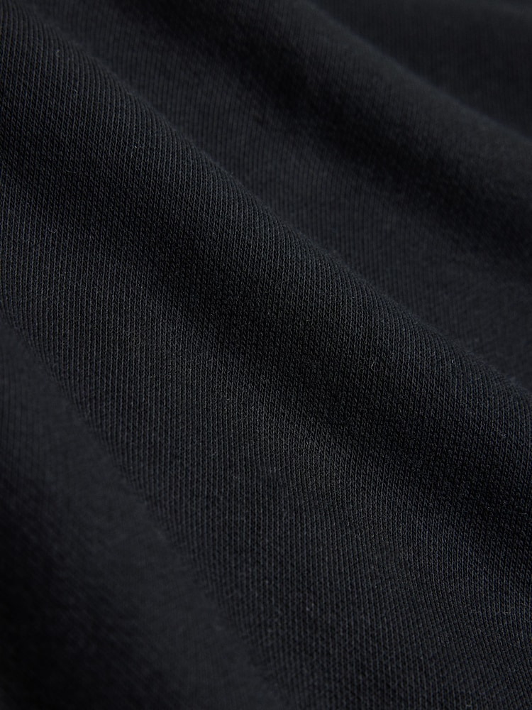 The Set Brushed Sweat Co-Ord Set Black - Image 5 of 5