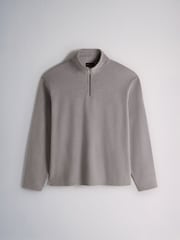 The Set 3 Pack Half Zip Micro Fleeces Navy/Grey - Image 3 of 6