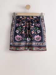 Navy Pink Floral Print - Shorts - Bild 6 von 8