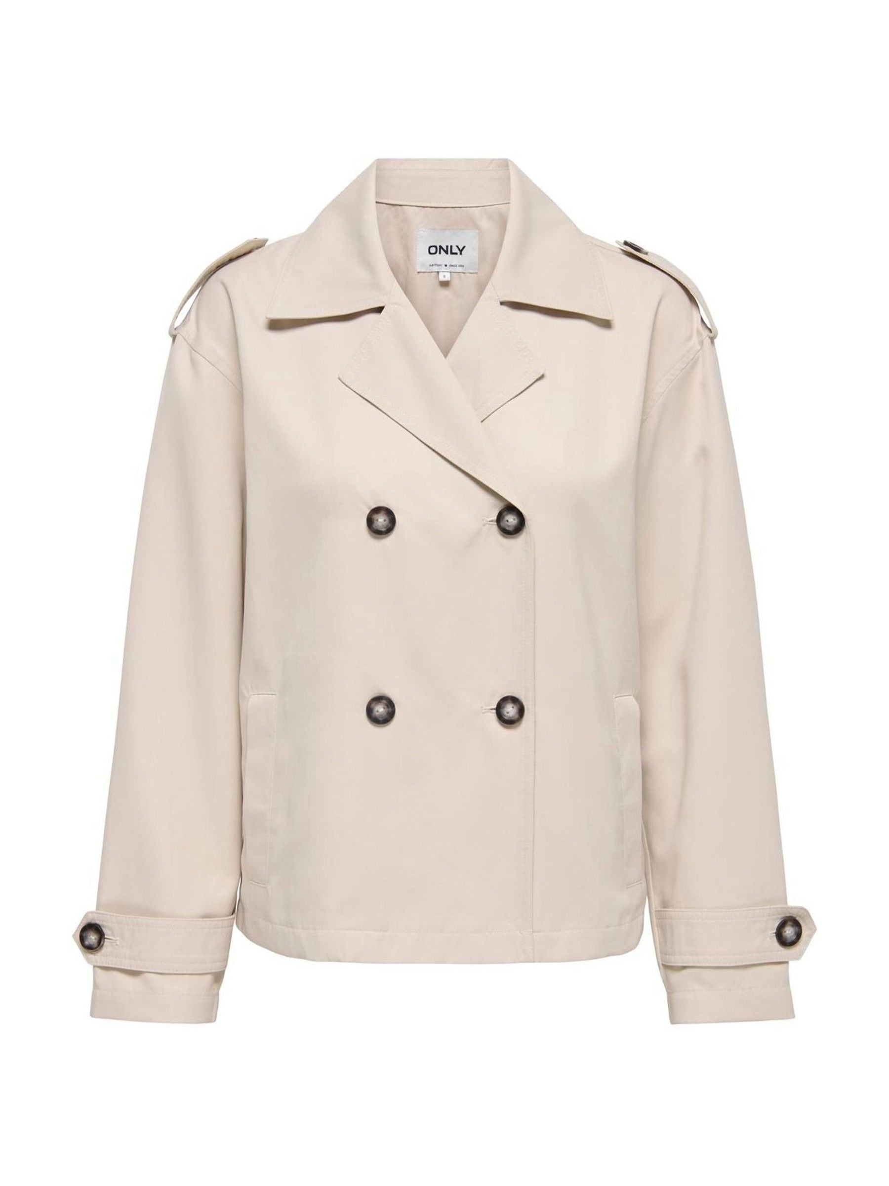Buy ONLY Beige Classic Short Trench Coat from Next India