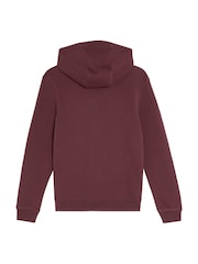 Lyle & Scott Red Brush Back Pullover Hoodie - Image 2 of 3